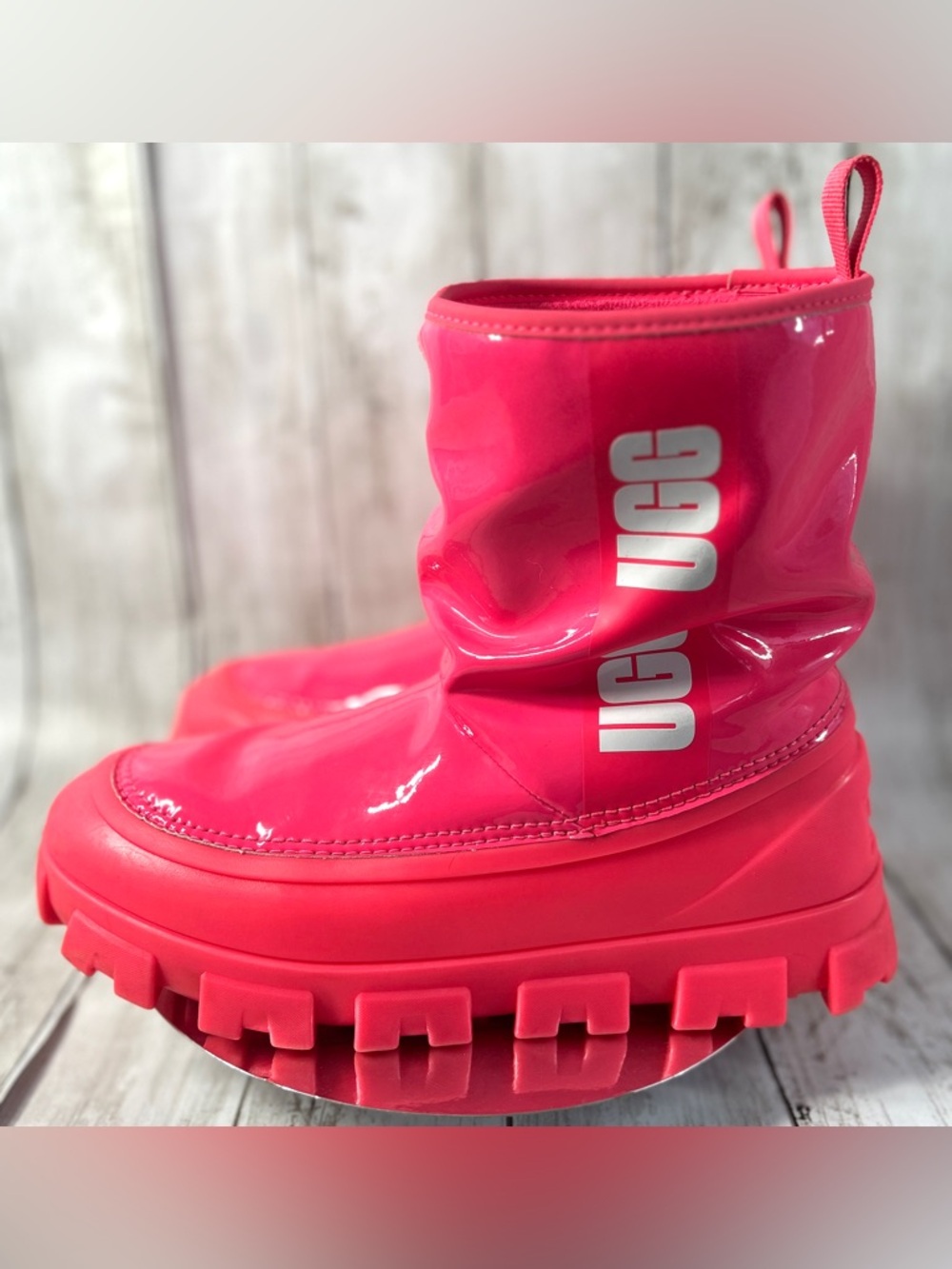 UGG Classic Brellah Mini Boot for Women (Super Coral)